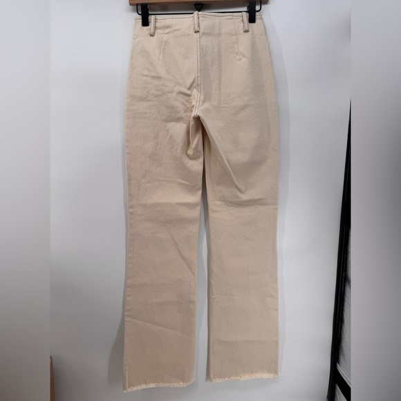 D’Jeans by Donna Degnan Natural Raw Straight Ecru Jeans, NWT - Picture 7 of 9